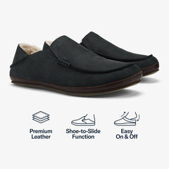 Moloā Slipper - Black / Dk Java